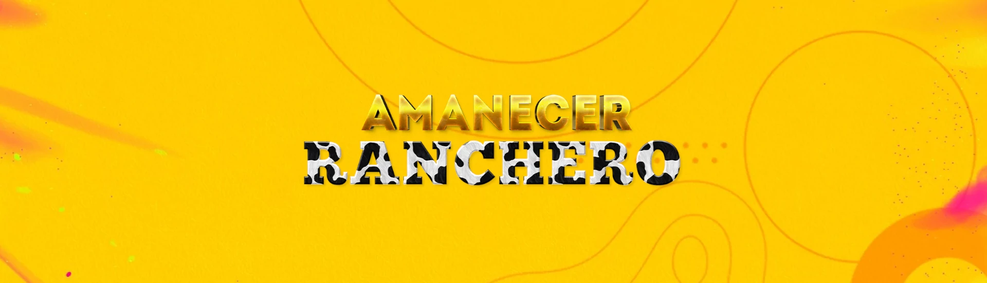 banner amanecer ranchero