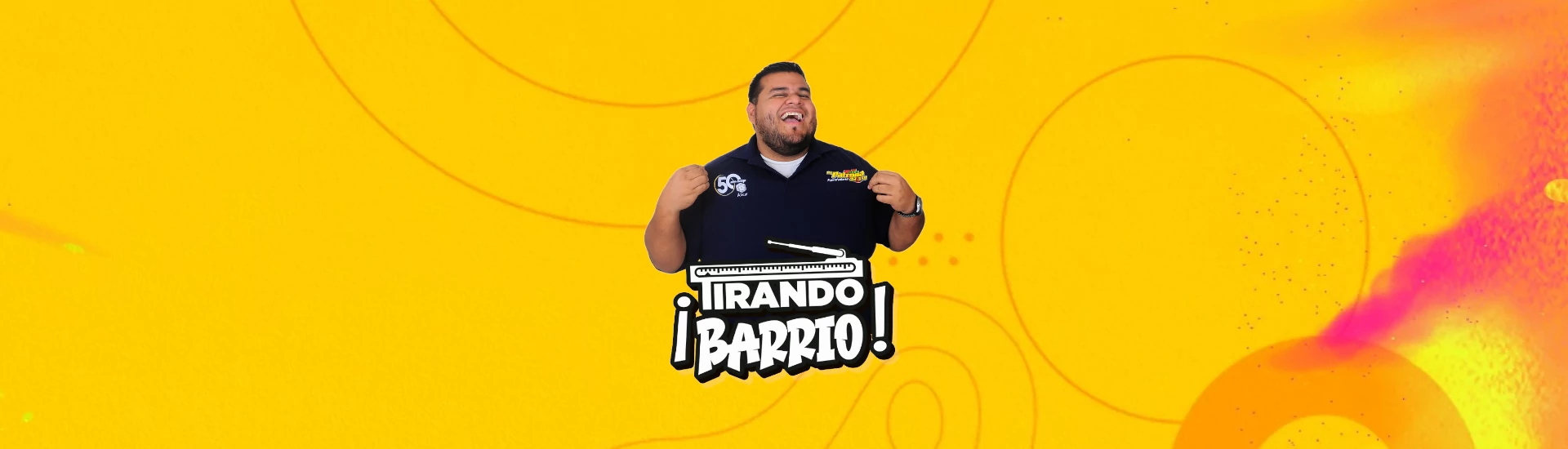 banner tirando barrio con bonga
